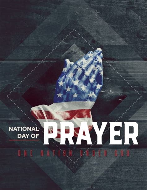 National Day Of Prayer Flyer Template Sharefaith Media