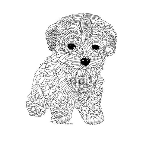 Toy Poodle Coloring Pages At Free