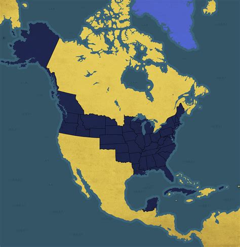 Alternate History Map Of English South America