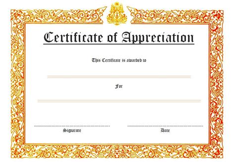 10 Editable Certificate Of Appreciation Templates Free