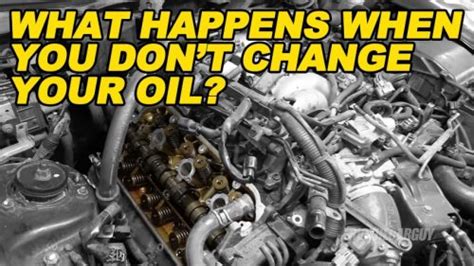 What Happens When You Dont Change Your Oil Ericthecarguy