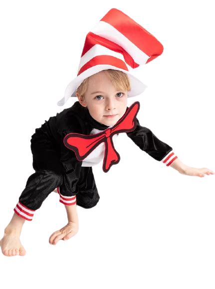 Dr Seuss Cat In The Hat Costume Kids