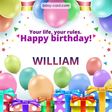 Birthday Images For William 💐 — Free Happy Bday Pictures And Photos