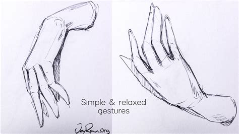 The 4 Stages Of Drawing Hands How To Practice Youtube