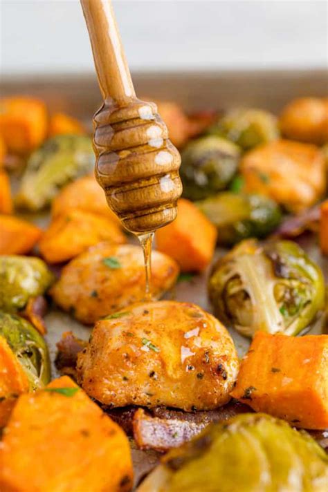 Hot Honey Chicken Sheet Pan Dinner Recipe Rachel Cooks®