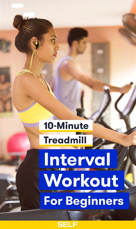 A 10 Minute Treadmill Interval Workout For Beginners Self