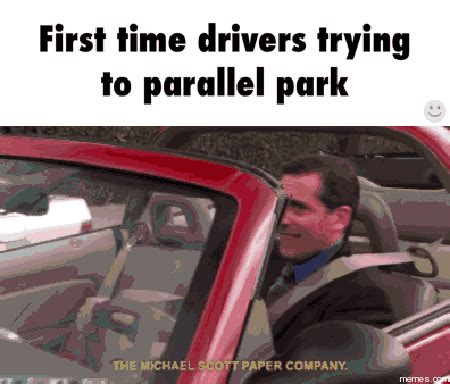 Parallel parking means you need to park the car in between two cars which are situated parallel to the edge of the road. Parallel GIF - Find & Share on GIPHY