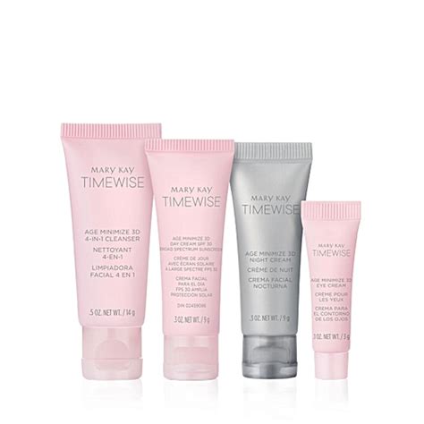 Age minimize 3d™ complex består av tre ingredienser som bidrar till att minska uppkomsten av synliga ålderstecken. Buy MARY KAY Timewise Miracle Set 3D "The Go Set" With 4 ...