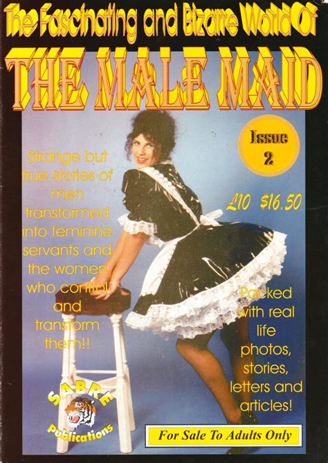 The World Of The Male Maid 2 Magazine Tv Ts Sissy French Maid Fantasy Rare Magiks