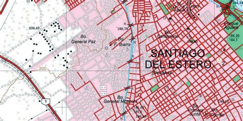 Santiago Del Estero A Escala Instituto Geogr Fico Nacional