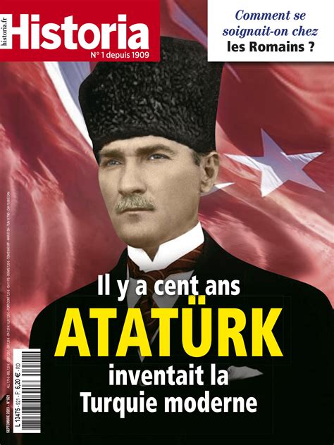Fransız dergisi Historia nın 2023 Eylül kapağında bir Cumhuriyet lideri