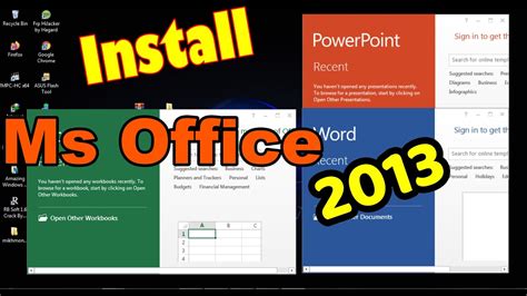 Install Microsoft Office 2013 Di Windows 7 Youtube