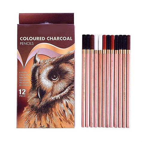 Color Bristles Multicolor Charcoal Pencils For Color Sketching At Rs