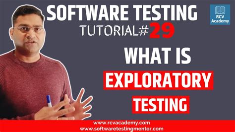 Software Testing Tutorial 29 What Is Exploratory Testing Youtube
