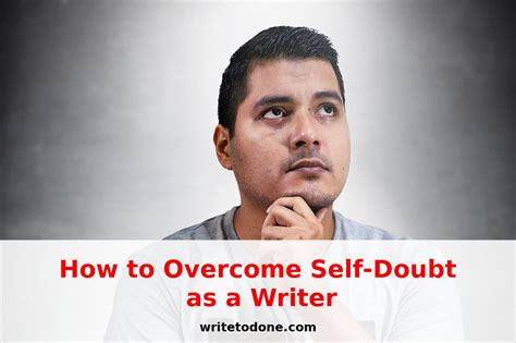 How To Overcome Self Doubt As A Writer Wtd