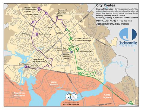 Jacksonville Nc Official Website Route Maps And Schedules