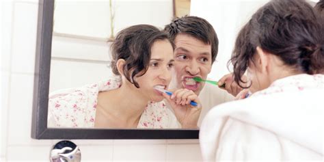 9 Things Every Couple Experiences When Sharing A Bathroom Huffpost