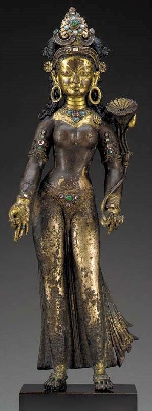 Global Nepali Museum An Important Gilt Bronze Figure Of Tara Global Nepali Museum