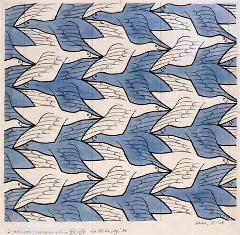 November Escher Art Mc Escher Tessellation Art