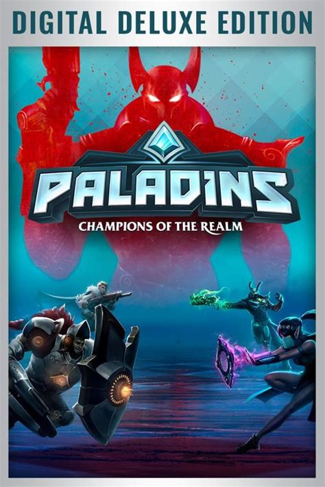 Paladins Digital Deluxe Edition 2018 Playstation 4 Box Cover Art