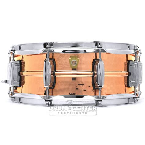 Ludwig Copper Phonic Snare Drum 14x5 Hammered Dcp