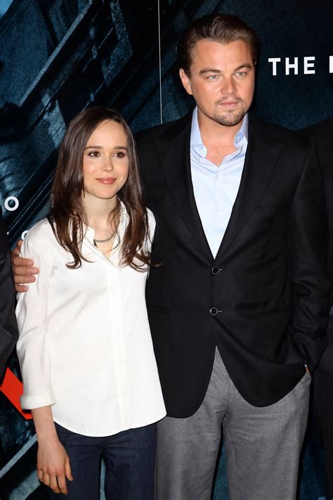 Inception was an incredible experience. Ellen Page, Leonardo DiCaprio - Ellen Page and Leonardo ...