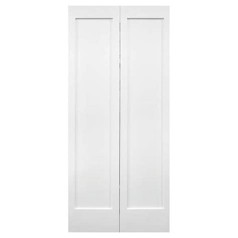 Builders Choice 30 In X 80 In 1 Panel Shaker Solid Core Primed Wood