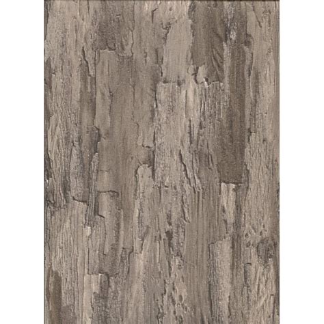 Sample Muriva Bluff Bark Tree Wood Pattern Faux Effect Vinyl