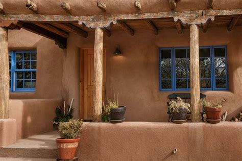 Youll Love The Light Bright Interior Of This Santa Fe Pueblo Adobe