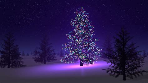 Christmas Tree With Light Decorations Wallpaper Hd Holidays 4k