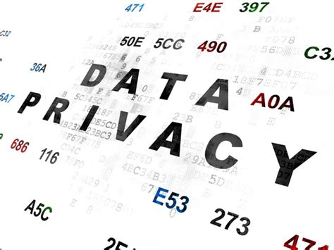 Safety Concept Data Privacy On Digital Background Stock Image