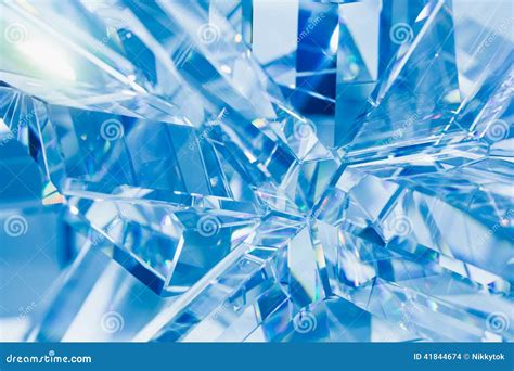 Abstract Blue Crystal Background Stock Photo Image 41844674