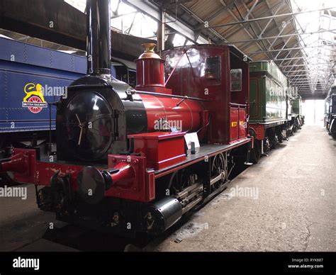 Steam Loco In The Engine Shed Didcot Railway Centre Stock Photo Alamy
