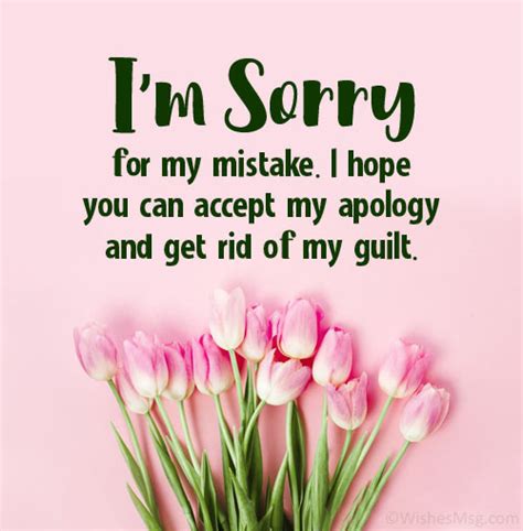Sorry Messages Perfect Apology Messages Wishesmsg 2022