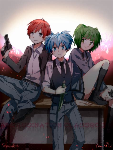 karma nagisa and kayano assassination classroom noragami karma akabane otaku assassination