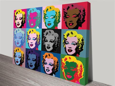 Pop Art Marilyn Monroe Wall Art By Warhol Killara Sydney Australia