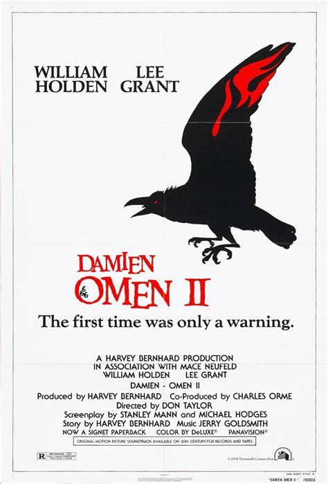 The film was the second installment in the omen series, set seven years after the first film, and was followed by a third installment. Happyotter: DAMIEN: OMEN II (1978)