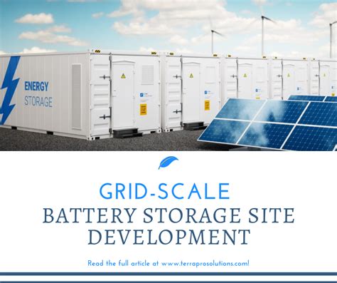 Grid Scale Battery Storage Site Terrapro Solutions