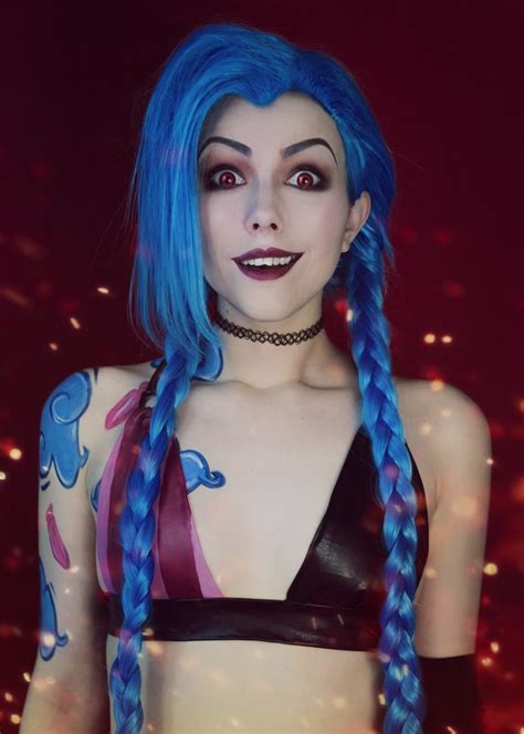 My Friend Hand Sowed And Crafted An Amazing Jinx Cosplay This Video Showcases It R