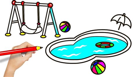 How To Draw Swimming Pool Poolhj