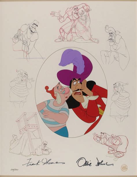 Captain Hook And Mr Smee Masters Series Limited Edition Cel From