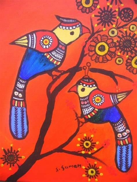 Indian Folk Art Painting Easy