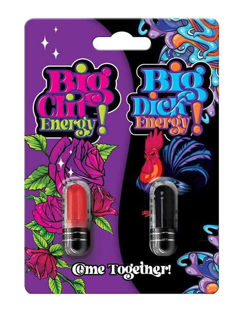 Big Dick Energy And Big Clit Energy Dual Pill Pack Bcde N 24ct 05264 Lover S Lane