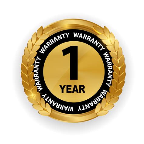 1 Year Warranty Vector Art Icons And Graphics For Free Download