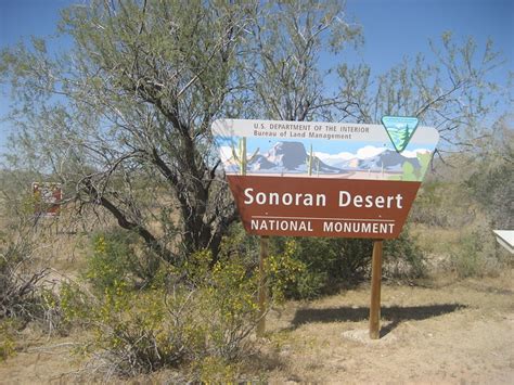 Sonoran Desert National Monument Gateway Sign Flickr Photo Sharing