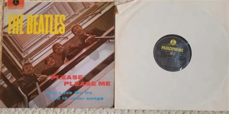 The Beatles Please Please Me Parlophone Stereo 1963 Pcs 3042 Uk 4th