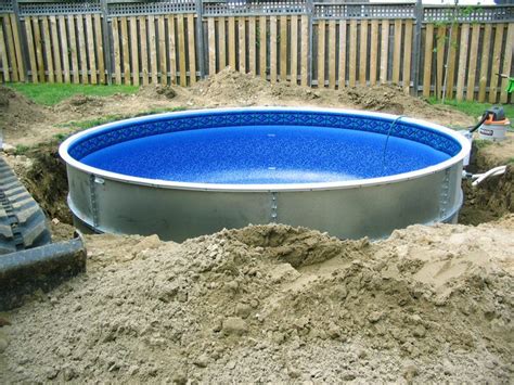 The advantages of an inground steel pool. 25 best Semi-inground pools images on Pinterest | Semi ...