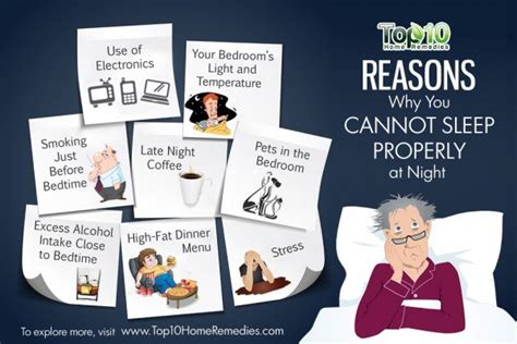 10 Reasons Why You Cannot Sleep Properly At Night Top 10 Home Remedies