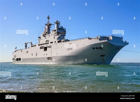 Fs Dixmude L9015 Is A Mistral Class Amphibious Assault Ship Of The French Marine Nationale