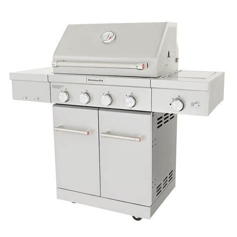 Kitchenaid 4 Burner Propane Bbq In Stainless Steel With Ceramic Searing